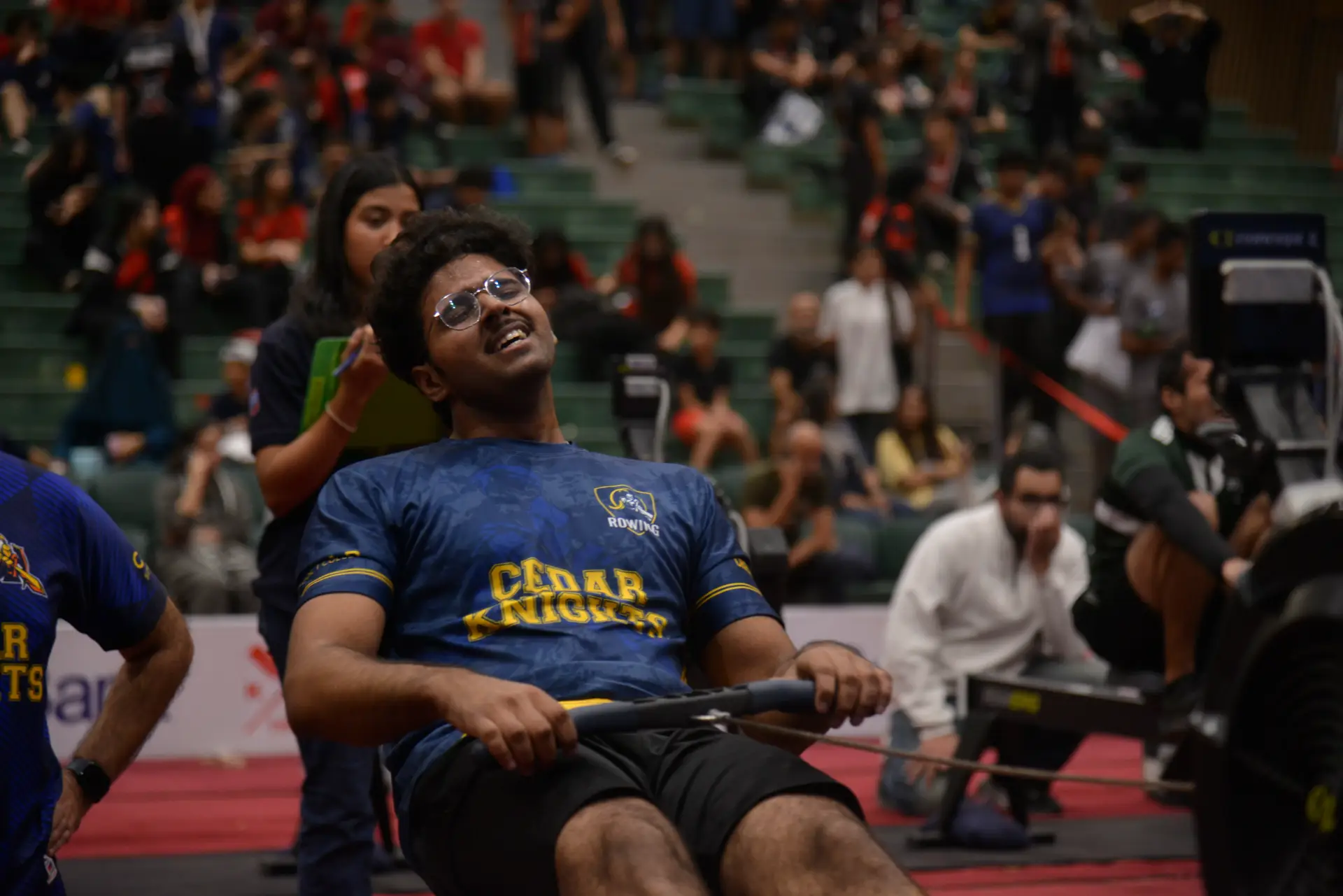 Rowers and teams competing at the KBC Annual Indoor Rowing Regatta, 2025