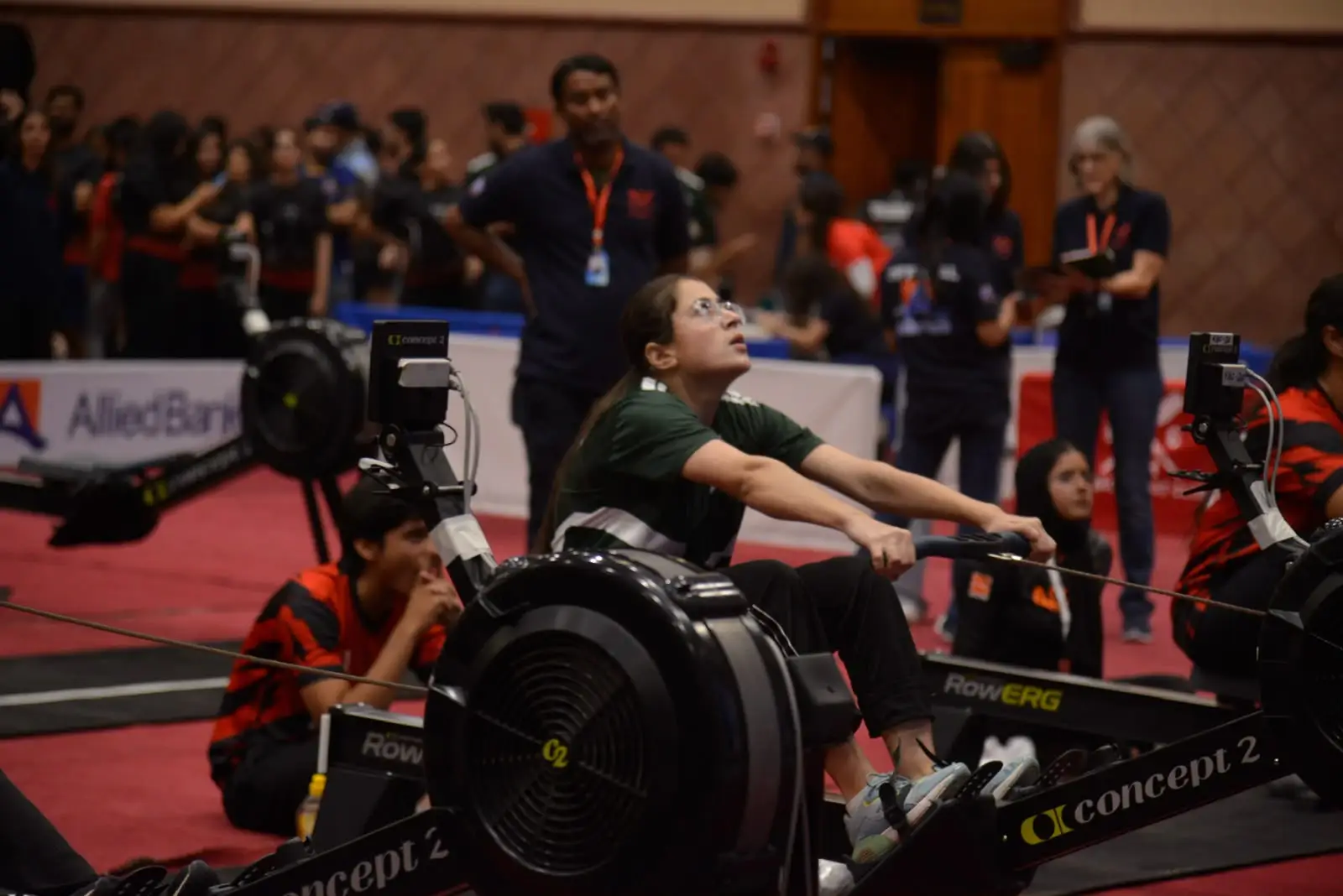 Rowers and teams competing at the KBC Annual Indoor Rowing Regatta, 2025