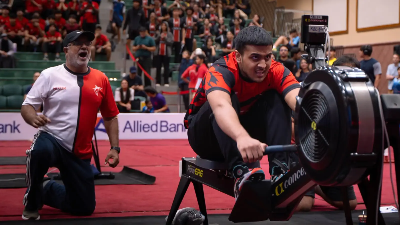Rowers and teams competing at the KBC Annual Indoor Rowing Regatta, 2025