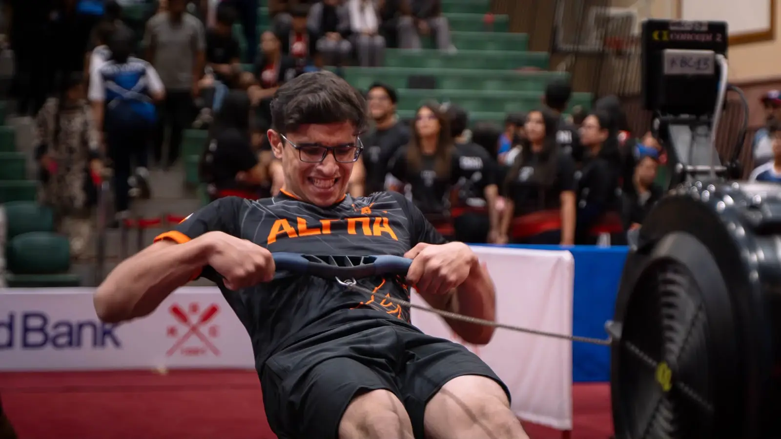 Rowers and teams competing at the KBC Annual Indoor Rowing Regatta, 2025