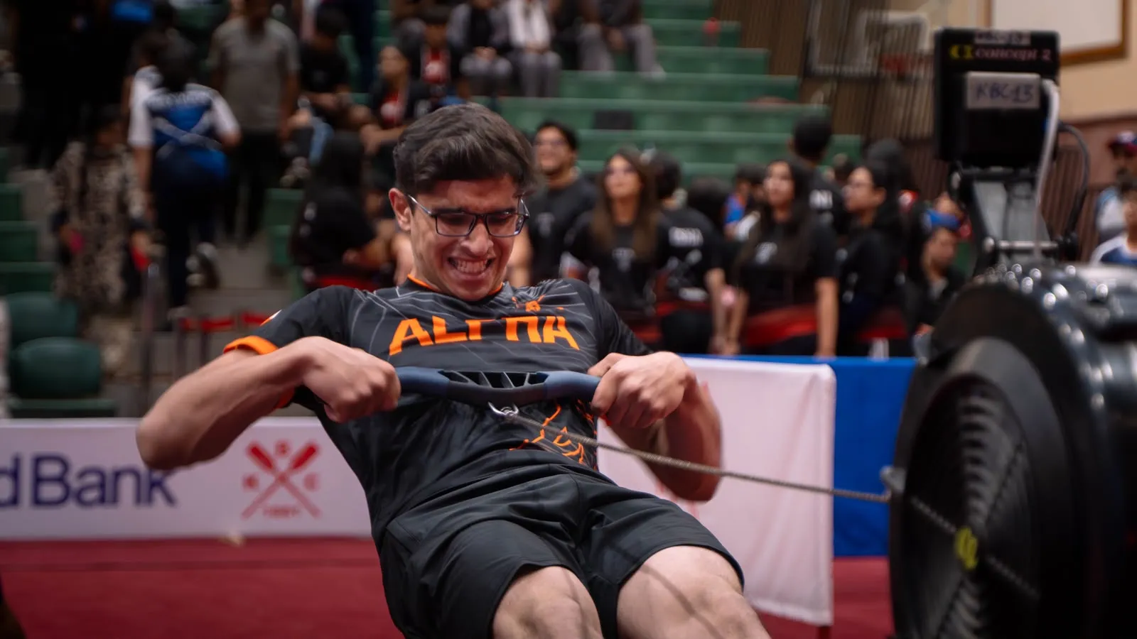 Rowers and teams competing at the KBC Annual Indoor Rowing Regatta, 2025