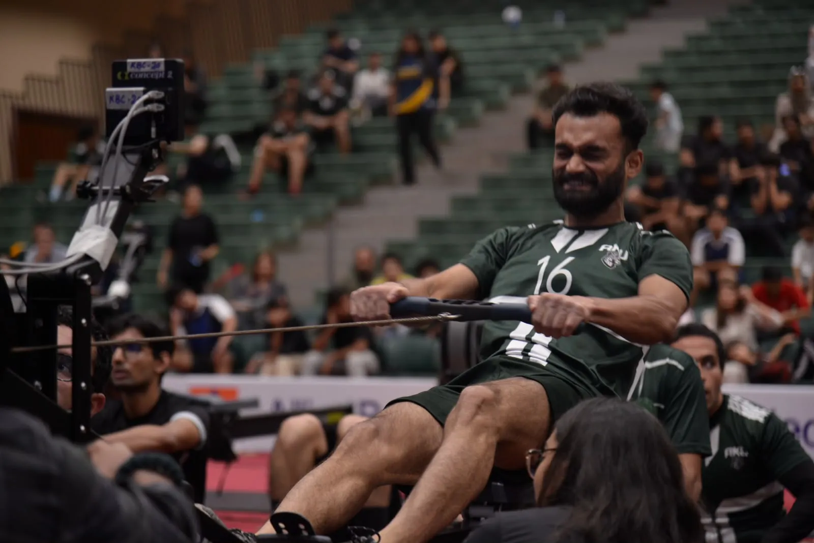 Rowers and teams competing at the KBC Annual Indoor Rowing Regatta, 2025