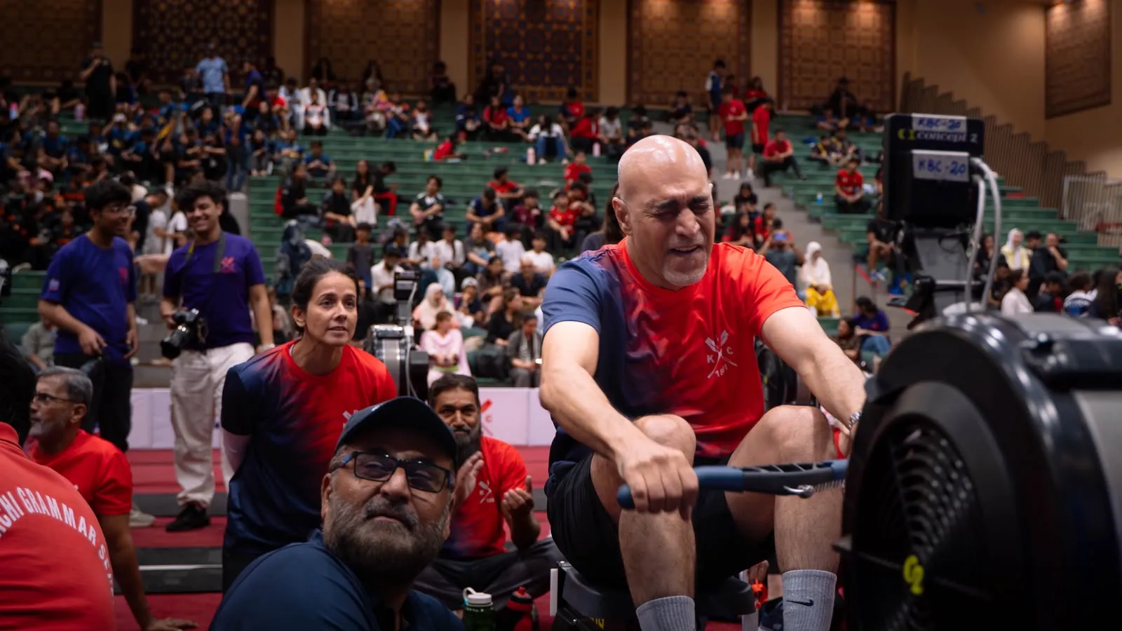 Rowers and teams competing at the KBC Annual Indoor Rowing Regatta, 2025