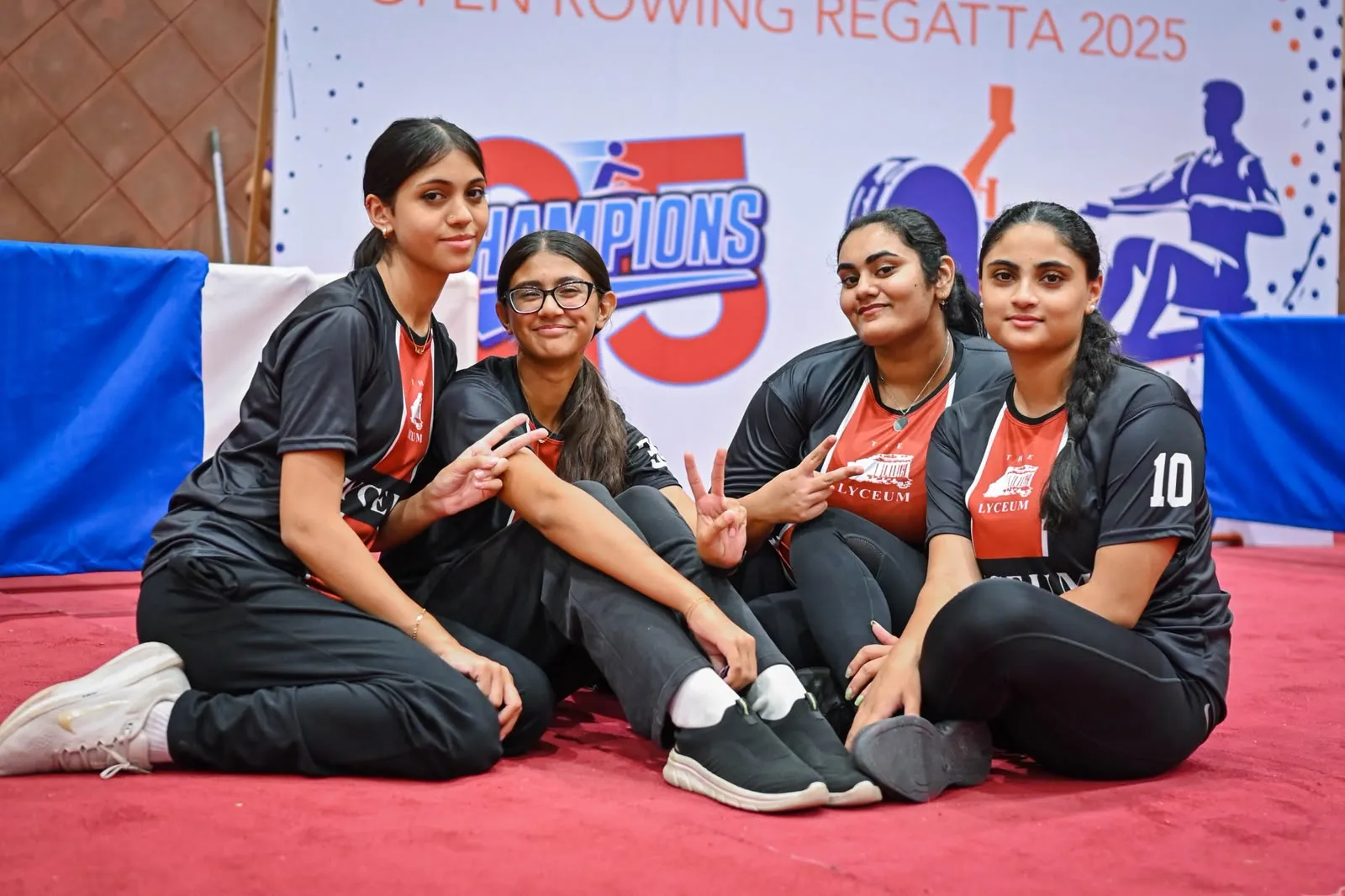 Rowers and teams competing at the KBC Annual Indoor Rowing Regatta, 2025